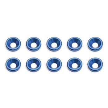 Team Associated FT Blue Countersunk Washers